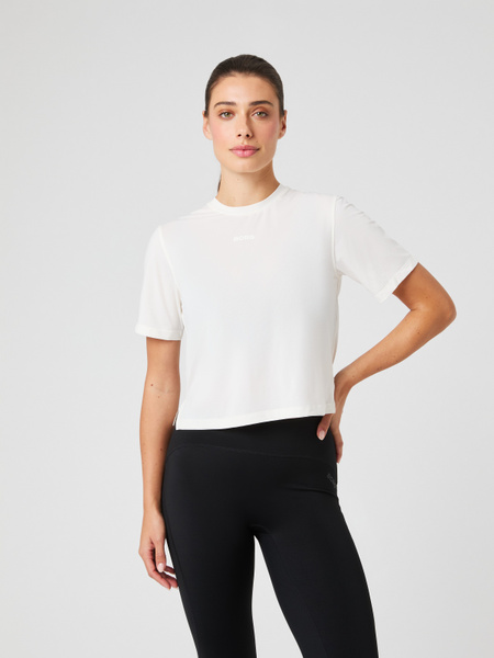 Björn Borg Borg Cropped T-shirt Vit, L