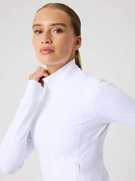 Björn Borg Borg Soft Zip Midlayer Vit, L