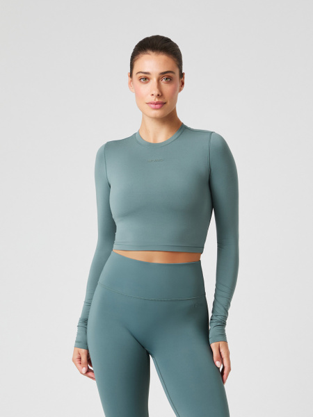 Björn Borg Studio Soft Cropped Longsleeve Grön, L