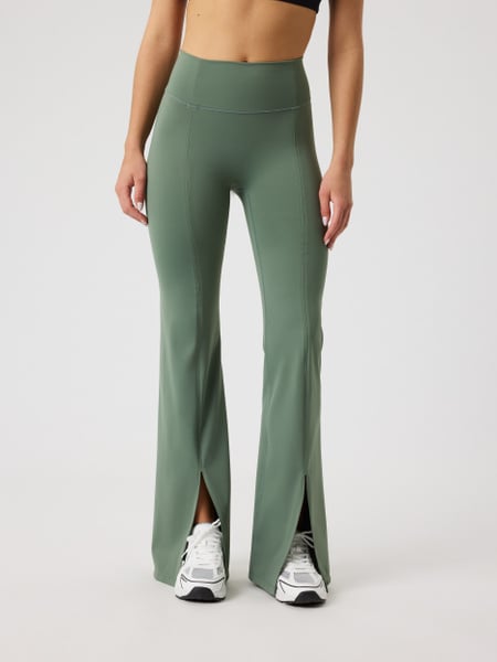 Björn Borg Studio Flared Slit Tights Grön, L