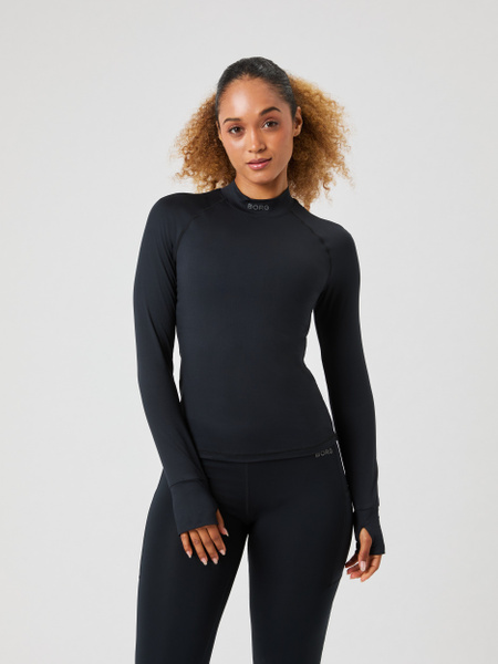 Björn Borg Borg Performance Brushed Mockneck Svart, L