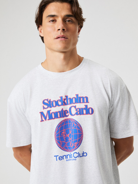 Björn Borg Borg Gym Oversized T-shirt Grå, L