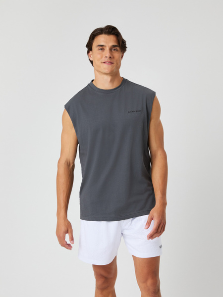 Björn Borg Borg Gym Sleeveless T-shirt Grå, L