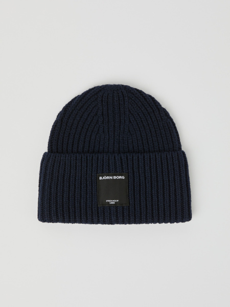 Björn Borg Centre Knit Beanie Marinblå