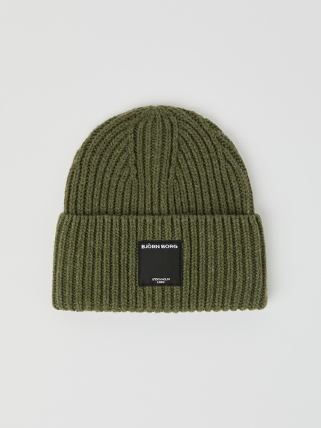 Björn Borg Centre Knit Beanie Grön