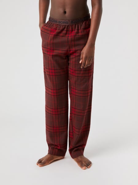 Björn Borg Core Flannel Pyjama Pants Röd, 170