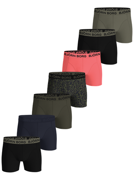 Björn Borg Cotton Stretch Boxers 7-pack Multi, L