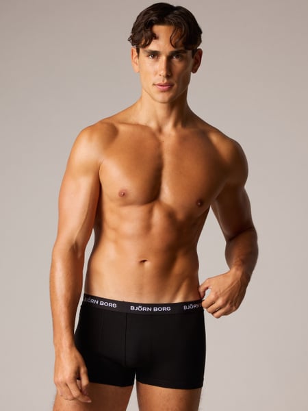 Björn Borg Cotton Stretch Trunks 5-pack Svart, L
