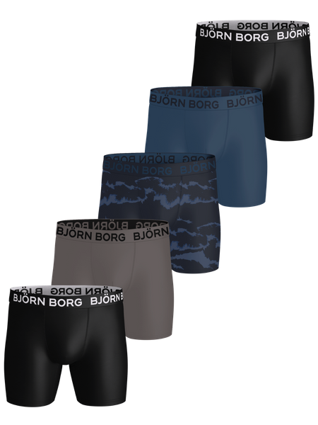 Björn Borg Sports Microfiber Boxers 5-pack Multi, L