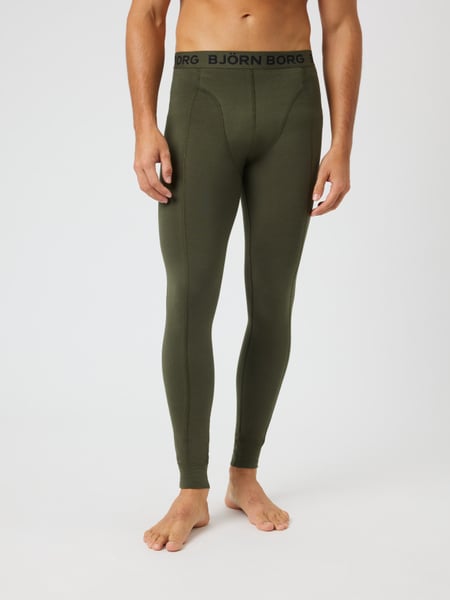Björn Borg Cotton Stretch Long Johns 1-pack Grön, L