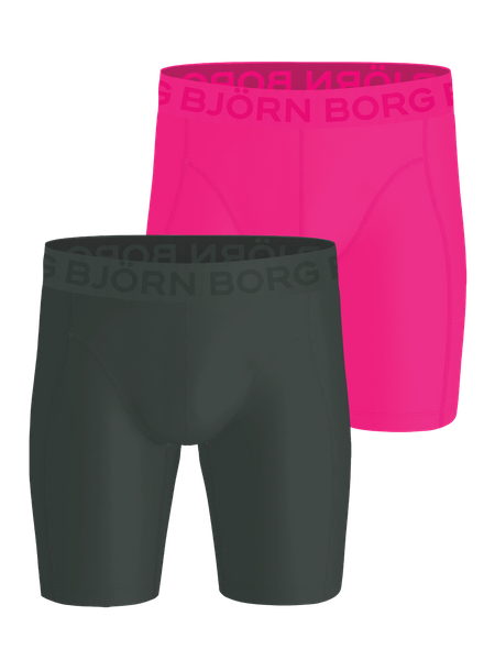 Björn Borg Sports Lightweight Long Boxers 2-pack Grön, L