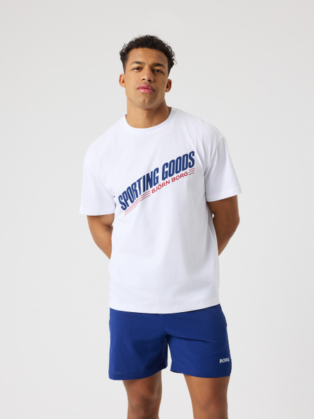 Björn Borg Borg Gym Oversized T-shirt Vit, L