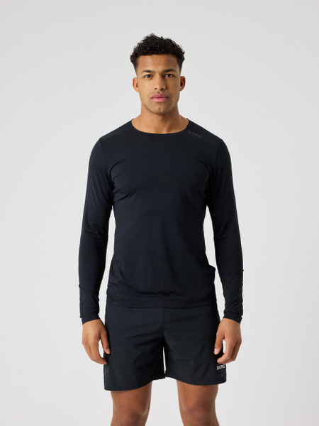 Björn Borg Borg Feather Long Sleeve T-shirt Svart, L