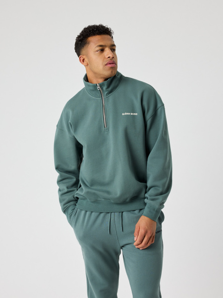 Björn Borg Borg Oversized Half-zip Grön, L