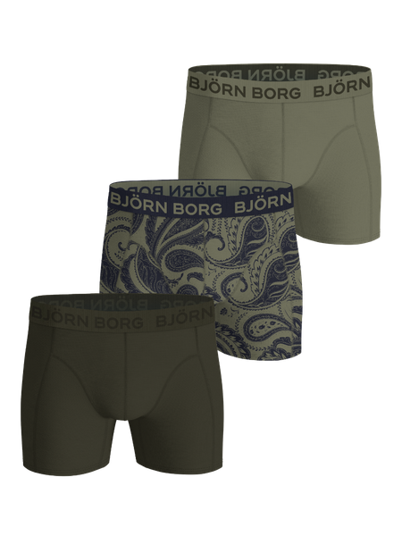 Björn Borg Bamboo Cotton Blend Boxers 3-pack Grön, L