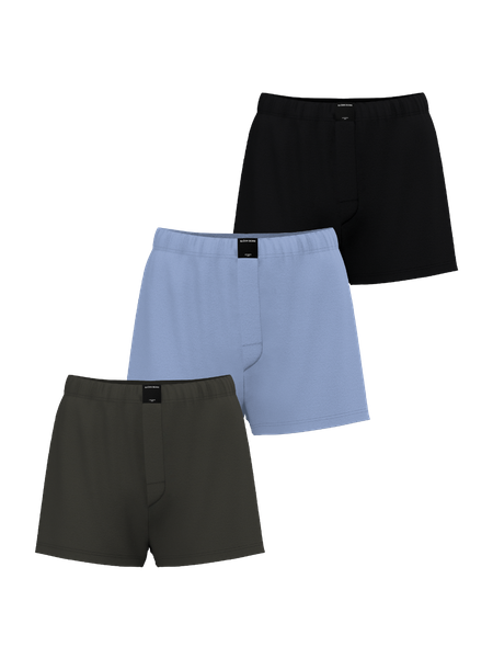 Björn Borg Cotton Stretch Jersey Boxer Shorts 3-pack Svart, L