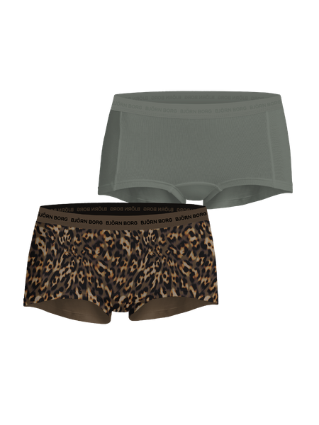Björn Borg Everyday Cotton Boxer Shorts 2-pack Grön, L