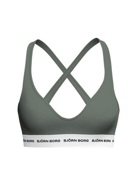 Björn Borg Logo Bralette Grön, L