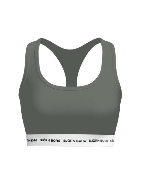 Björn Borg Logo Soft Top Grön, L