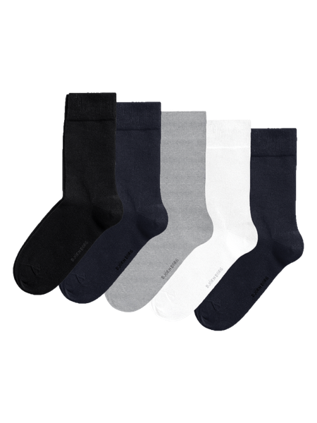 Björn Borg Essential Socks 5-pack Svart, 36-40