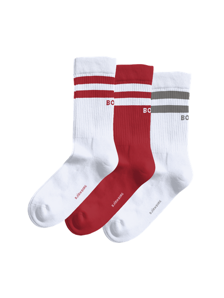 Björn Borg Classic Crew Socks 3-pack Multi, 36-40