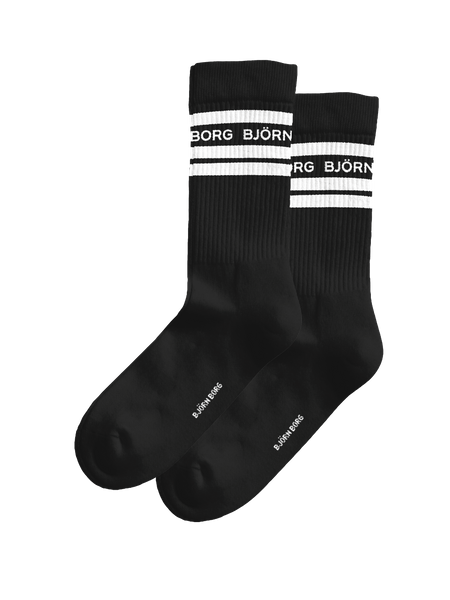 Björn Borg Classic Crew Socks 2-pack Svart, 36-40