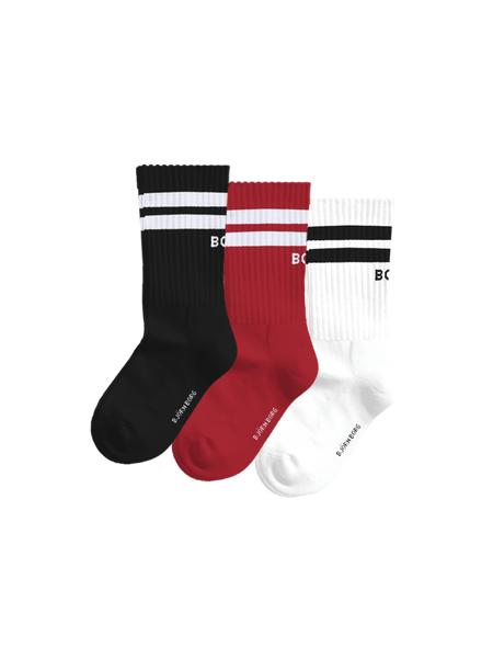 Björn Borg Classic Crew Socks 3-pack Svart, 26-30