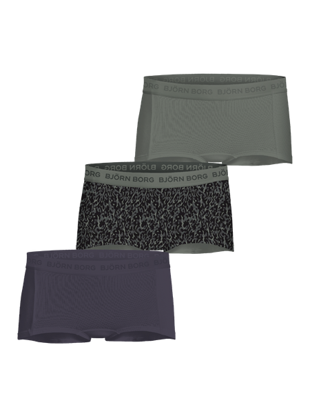 Björn Borg Cotton Stretch Boxer Shorts 3-pack Grön, 170