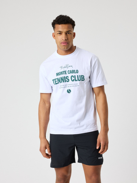 Björn Borg Borg Classic Print T-shirt Vit, L