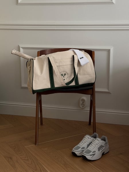 Björn Borg Ace Canvas Sports Bag 40l Vit