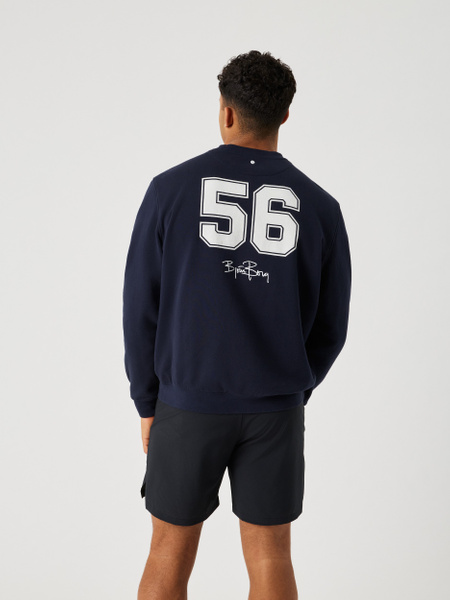 Björn Borg Borg Classic Print Sweatshirt Marinblå, L