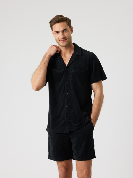 Björn Borg Borg Toweling Pool Shirt Svart, L