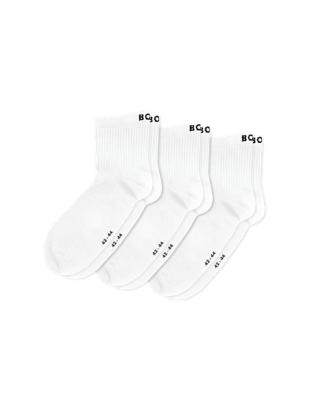 Björn Borg Sports Mid Ankle Socks 3-pack Vit, 35-38
