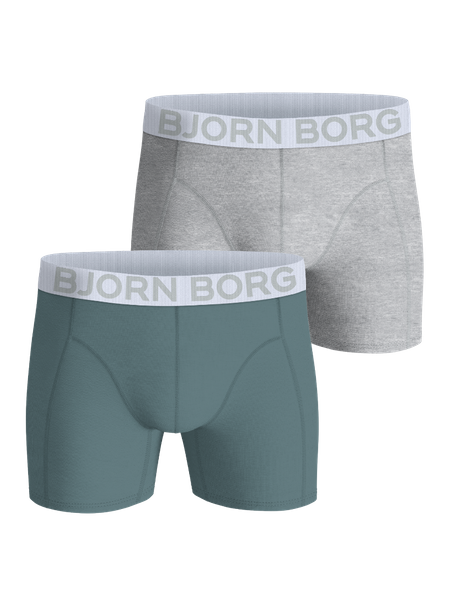 Björn Borg Organic Cotton Stretch Boxers 2-pack Grå, L