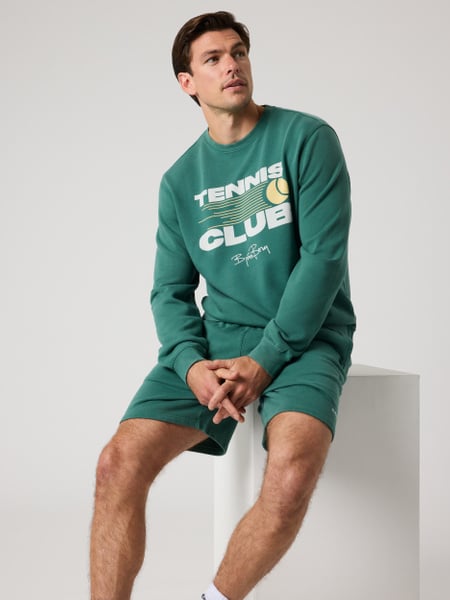 Björn Borg Borg Classic Print Sweatshirt Grön, L