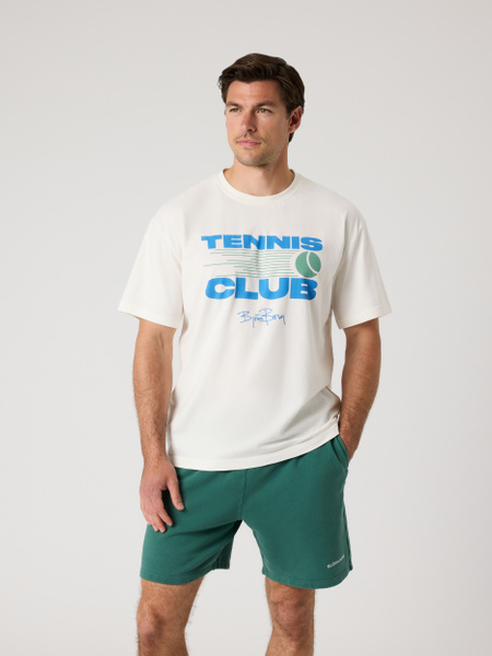 Björn Borg Borg Classic Print T-shirt Vit, L