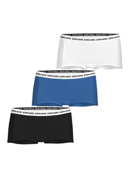 Björn Borg Cotton Stretch Logo Boxers Shorts 3-pack Svart, 170