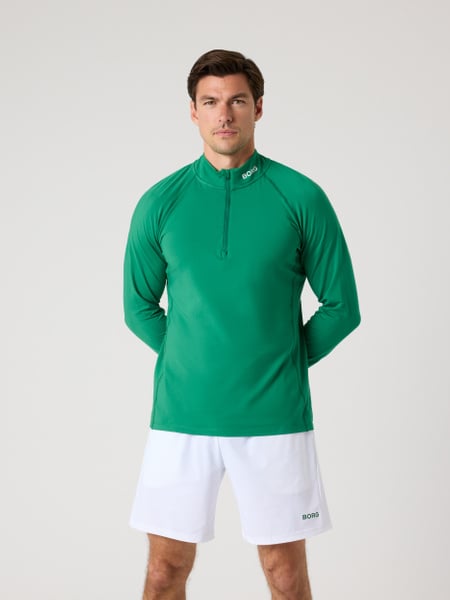 Björn Borg Borg Golf Midlayer Half Zip Grön, L