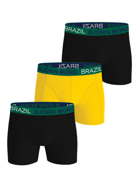 Björn Borg Cotton Stretch Boxers Brazil 3-pack Svart, L