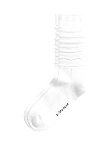 Björn Borg Classic Slouchy Crew Sock 1-pack Vit, 36-40