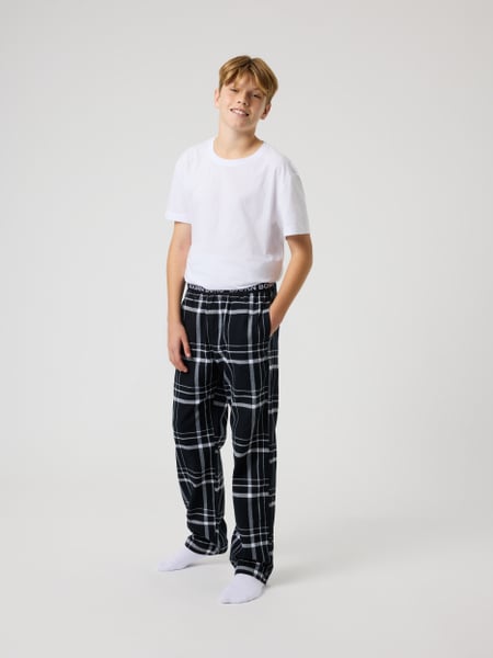 Björn Borg Core Flannel Pyjama Pants Svart, 170