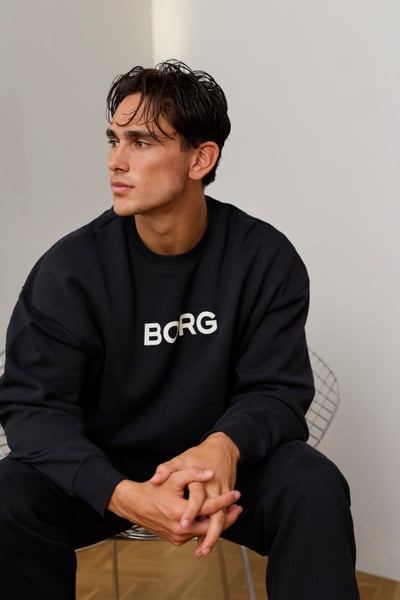 Björn Borg Borg Oversized Sweatshirt Svart, L