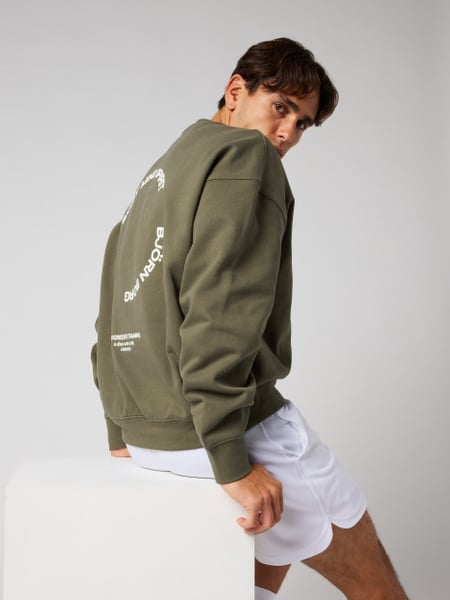 Björn Borg Borg Oversized Sweatshirt Grön, L