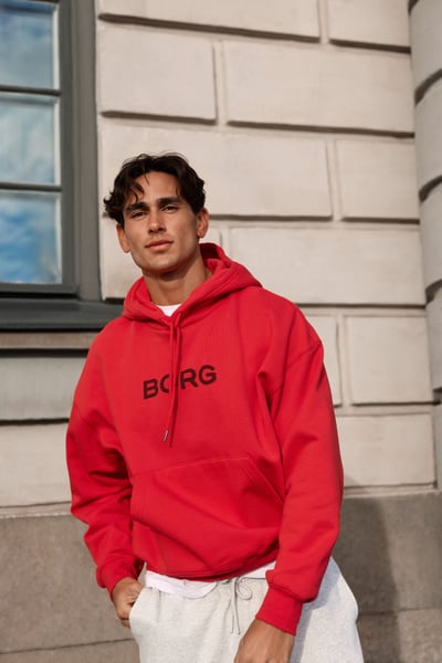 Björn Borg Borg Oversized Hoodie Röd, L