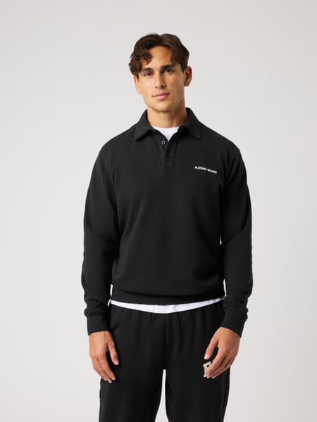 Björn Borg Borg Classic Polo Sweatshirt Svart, L