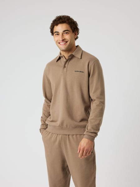 Björn Borg Borg Classic Polo Sweatshirt Brun, L