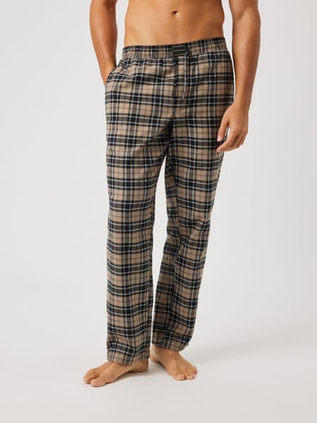 Björn Borg Core Flannel Pyjama Pants Beige, L