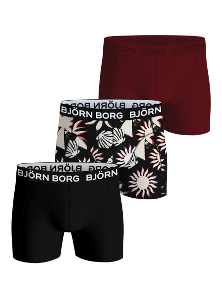 Björn Borg Bamboo Cotton Blend Boxers 3-pack Svart, L