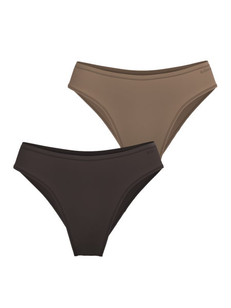 Björn Borg Comfort High Leg Briefs 2-pack Brun, L