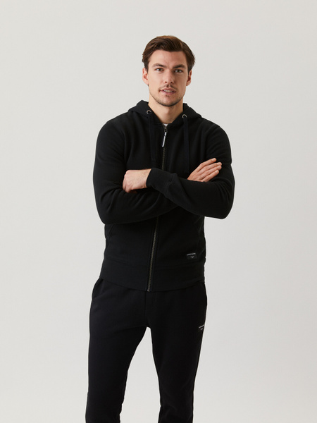 Björn Borg Centre Zip Hood Svart, L